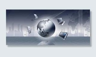 灰色 科技 背景图片