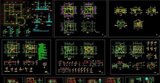 别墅建筑结构图纸