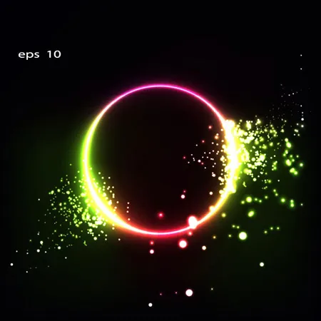光环背景矢量eps,ai矢量模版下载