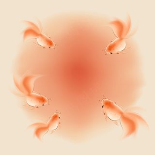 年年有鱼中国风矢量背景