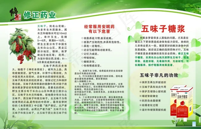 药品宣传海报cdr矢量模版下载