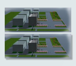 厂房绿化效果图图片