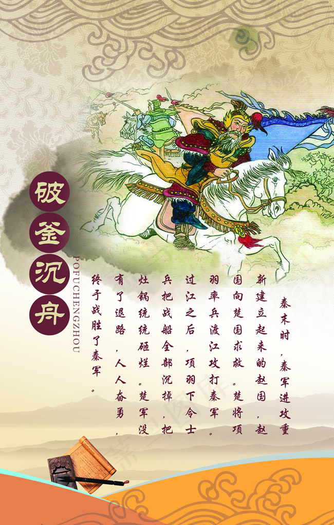 成语典故学校展板(1984X3118(DPI:72))psd模版下载