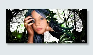 梦幻游戏女神插画图片