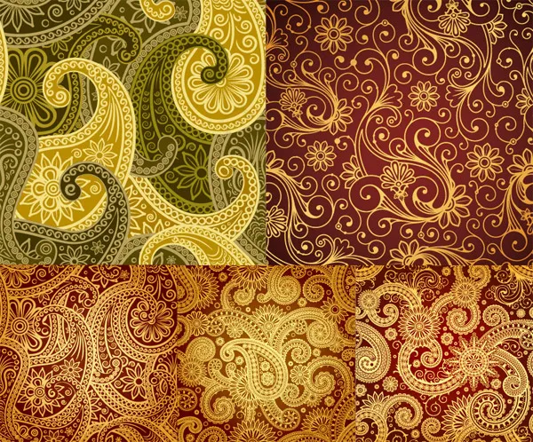 漂亮的古典花纹背景矢量素材eps,ai矢量模版下载