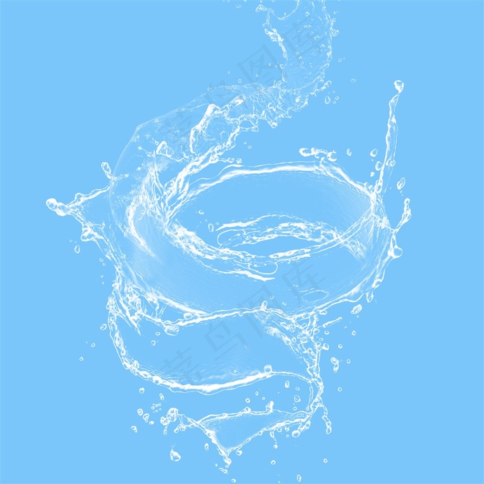水流水滴素材psd模版下载