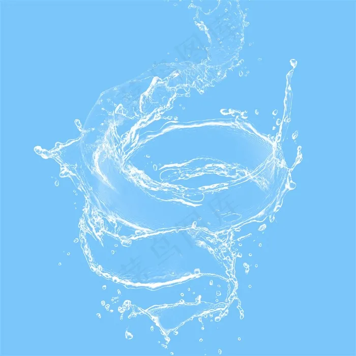 水流水滴素材psd模版下载