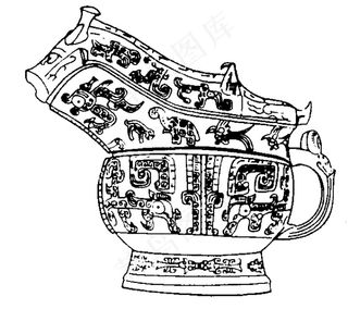 商周时代器物图案 中国传统图案 图...