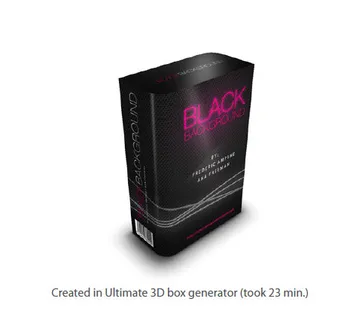 3D软件包装盒ps动作