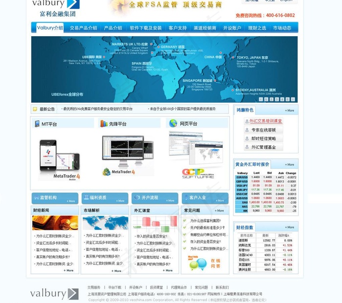 企业网站首页设计图片psd模版下载