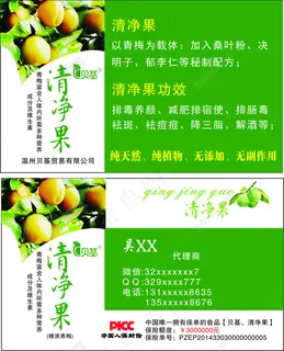 清净果名片