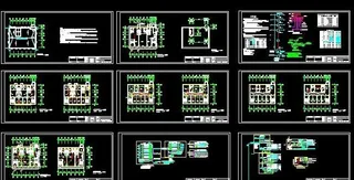 9层综合办公楼消防报警图及照明、插...