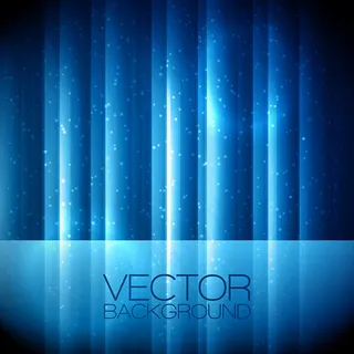 蓝色梦幻背景矢量素材