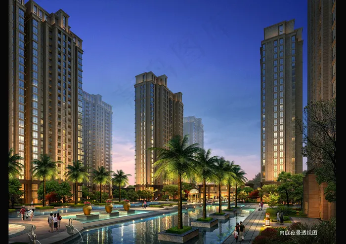 小区效果图图片