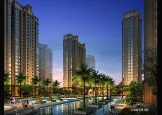 小区效果图图片