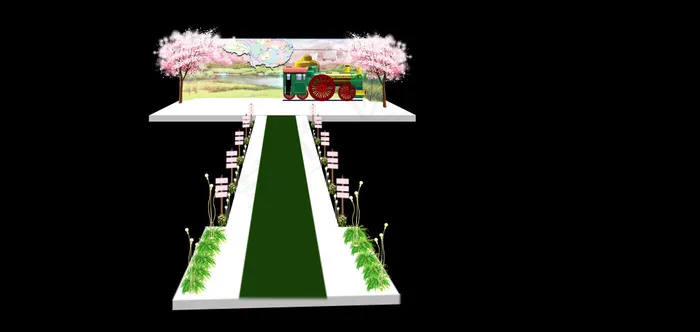 小森系婚礼（旅行）psd模版下载