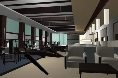 酒店大堂3D模型 酒店大堂3D模型