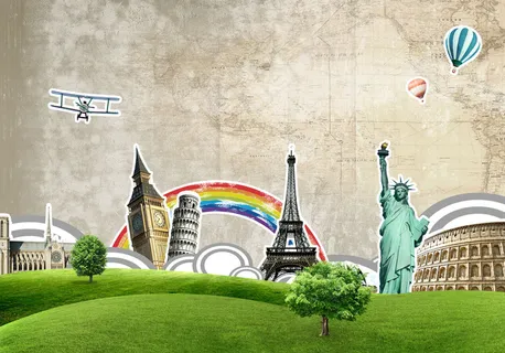 世界旅游创意图片