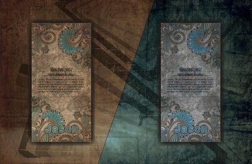 复刻名片吊牌图片