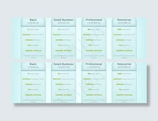 网页价格表标签psd素材