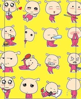 可爱蜗牛小人图片