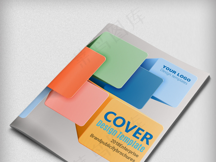 大气企业形象画册设计企业宣传册封面...