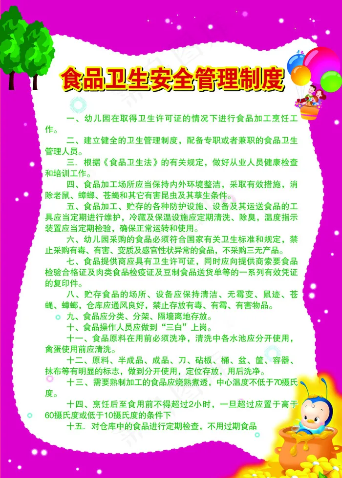 食品安全管理制度 副本psd模版下载