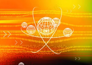 地球数字科技背景