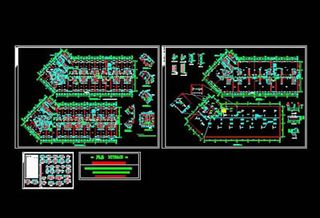 商住综合楼CAD设计施工图纸