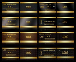 时尚大气名片卡片设计PSD素材