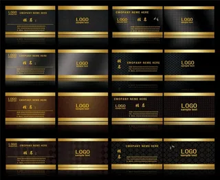 时尚大气名片卡片设计PSD素材