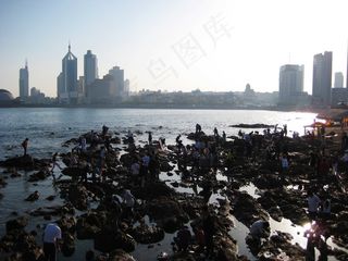 青岛栈桥夏日午后图片