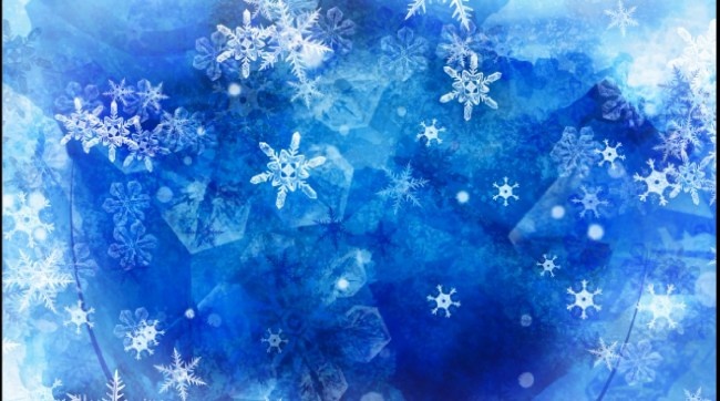 雪花开场预告片头模板高清闪光转场视...
