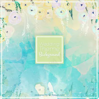 有彩色玫瑰和树叶的水彩背景