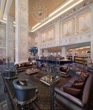 欧式酒店大堂图片