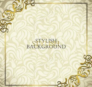 欧式花纹背景图片