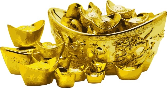 金元宝图片ai矢量模版下载
