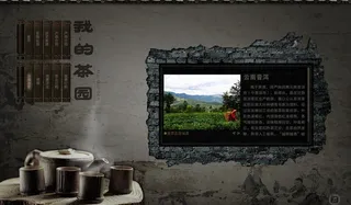 茶叶网站模板图片