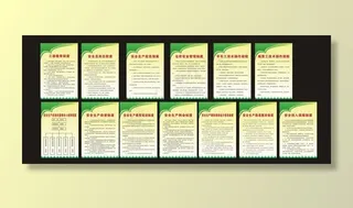 安全生产制度牌图片