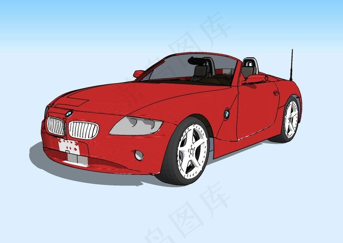 宝马车3D模型