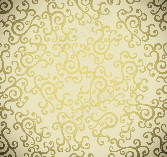 欧式花纹背景图片