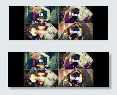 图形转场图片幻灯展示AE模板