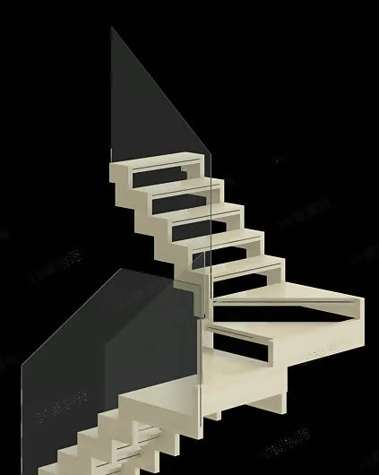 3D楼梯模型