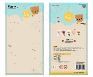 卡通小熊包装袋图片