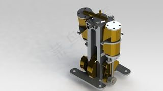 振荡的双作用蒸汽机