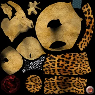 游戏人物素材模板下载