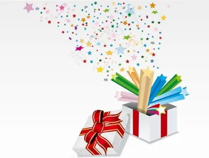 节日彩带礼物矢量AI素材03