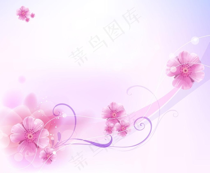 粉色花朵