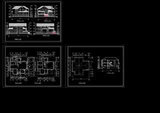 二层别墅建筑图