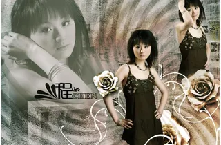 黑夜玫瑰(带人物)psd写真模板图...